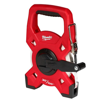 MILWAUKEE 30m/100ft Fibreglass Open Reel Long Tape 48225330