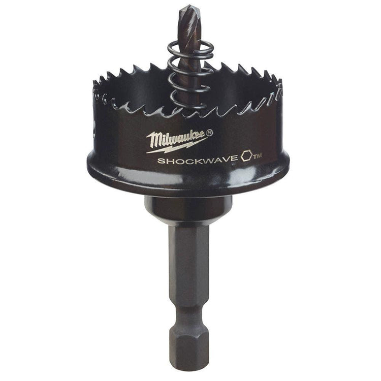 MILWAUKEE 32mm (1.1/4inch) 1/4-Hex Shank Bi-Metal Sheetmetal Holesaw - SHOCKWAVE 49569825