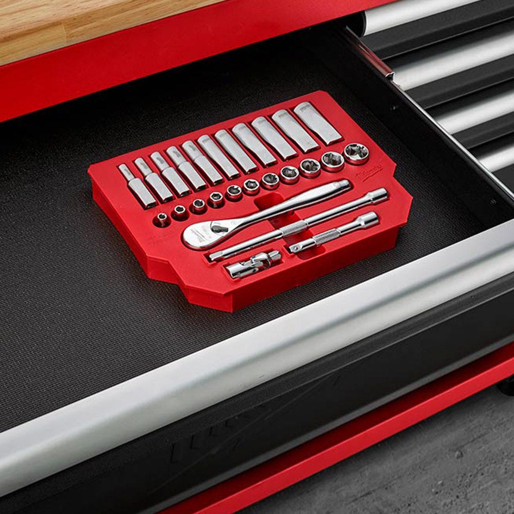 MILWAUKEE 32pc 3 8inch Drive Metric Socket Set 48229508