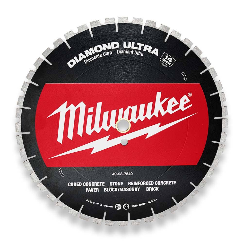 MILWAUKEE 350mm (14 ) Diamond Ultra Segmented Blade 49937540