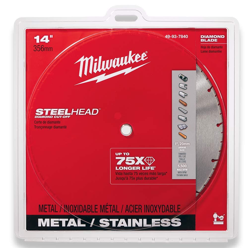 MILWAUKEE 350mm (14 ) Steelhead Diamond Cut-Off Blade 49937840