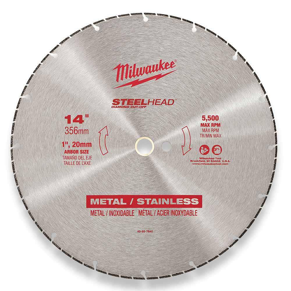 MILWAUKEE 350mm (14 ) Steelhead Diamond Cut-Off Blade 49937840
