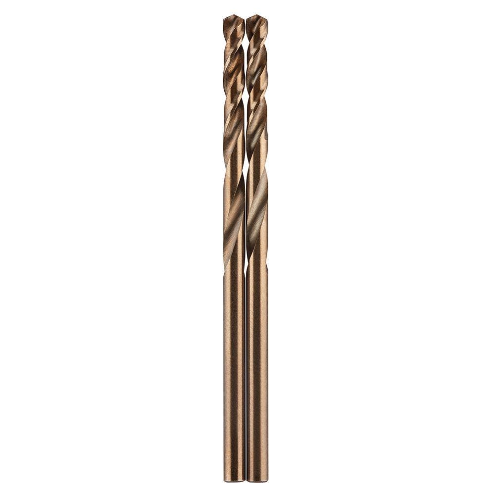 MILWAUKEE 3.2 x 65mm HSS-Cobalt Metal Jobber Drill Bit - RED HELIX 48892506