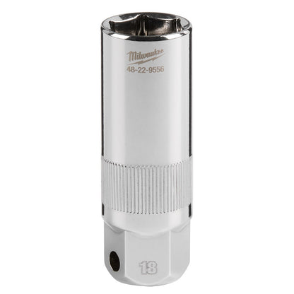 MILWAUKEE 3/8" Drive 18mm Spark Plug Socket 48229556