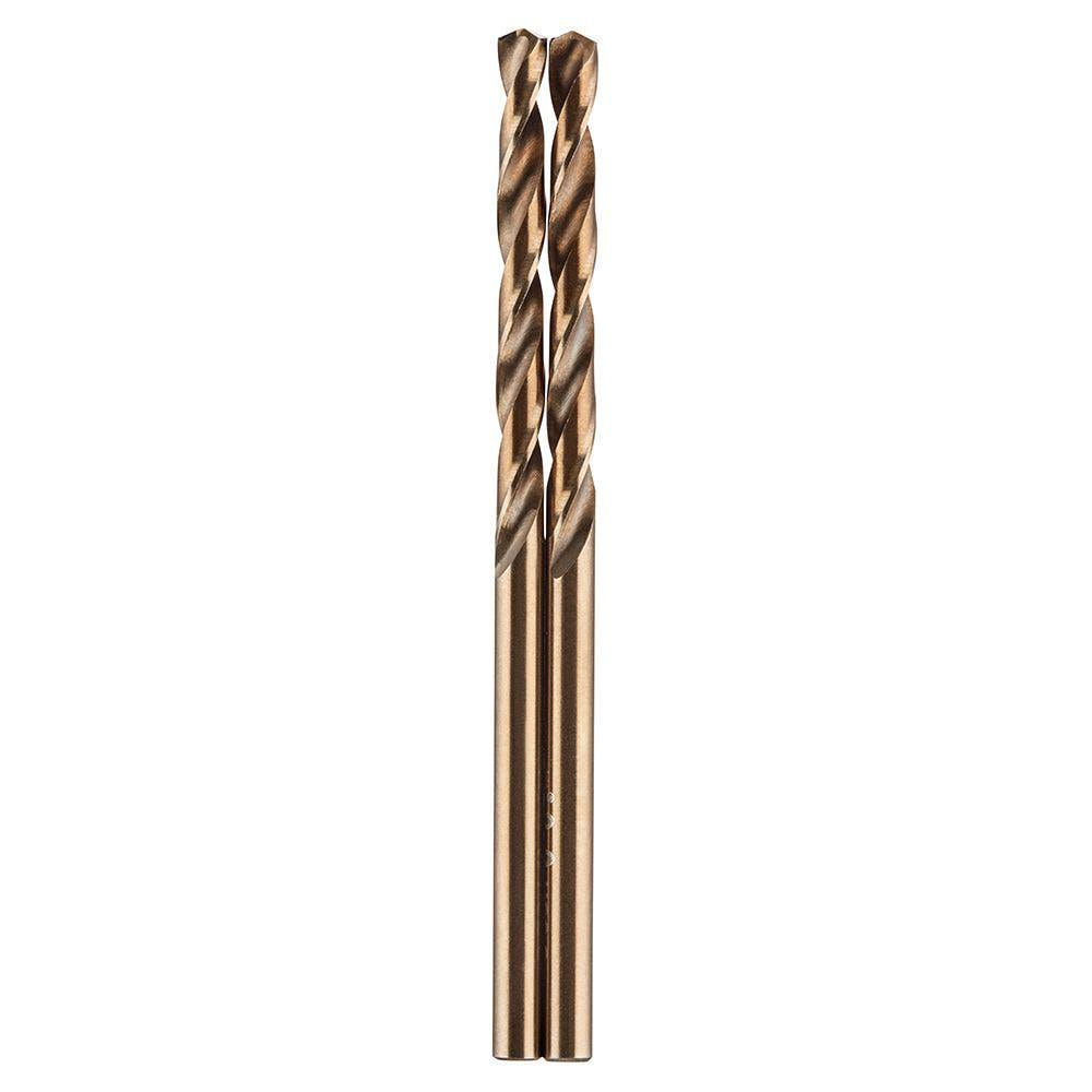 MILWAUKEE 3 x 61mm HSS-Cobalt Metal Jobber Drill Bit - RED HELIX 48892505