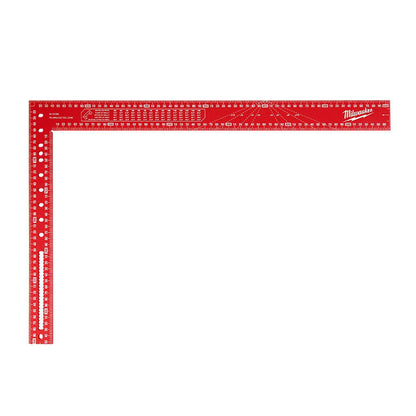 MILWAUKEE 400mm x 600mm Aluminium Framing Square MLSQ124