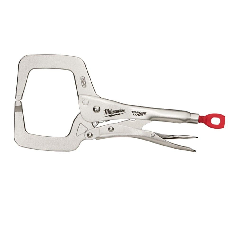 MILWAUKEE 457mm (18inch) Torque Lock C-Clamp Locking Pliers Regular Jaw 48223530