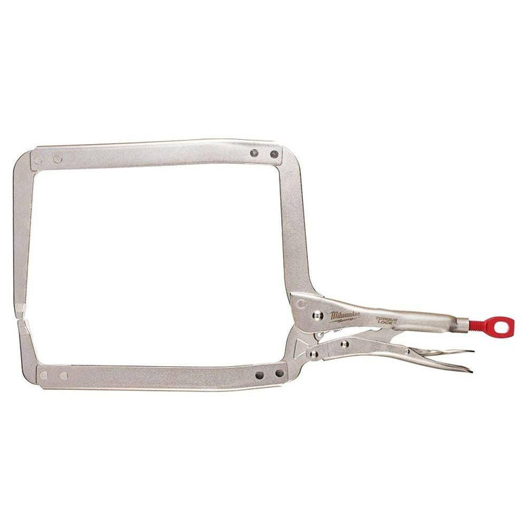 MILWAUKEE 457mm Deep Reach C-Clamp Locking Plier Regular Tip 48223529