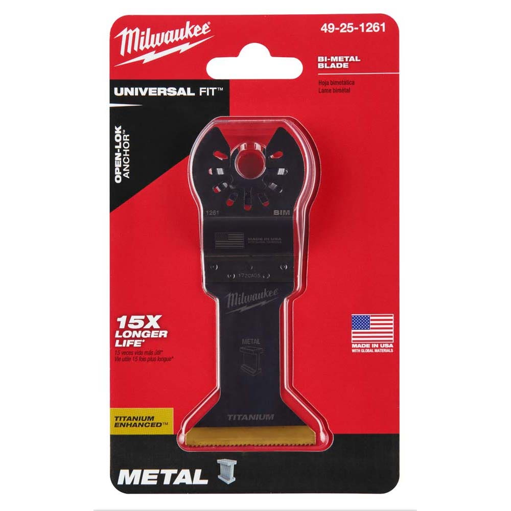 MILWAUKEE 45mm OPEN-LOK Titanium Enhanced Bi-Metal Metal Blade 49251261