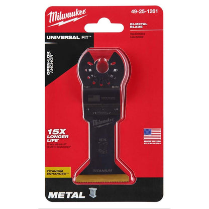 MILWAUKEE 45mm OPEN-LOK Titanium Enhanced Bi-Metal Metal Blade 49251261