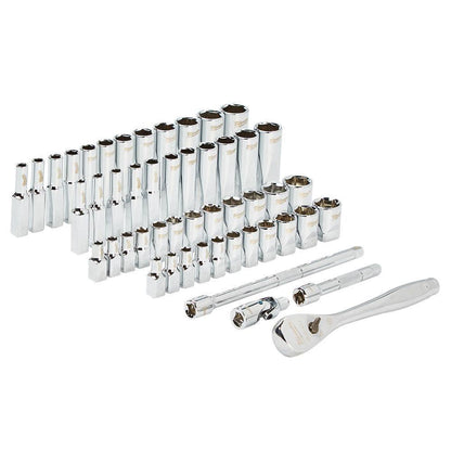MILWAUKEE 50pc 1 4inch Drive Metric AF Socket Set 48229004