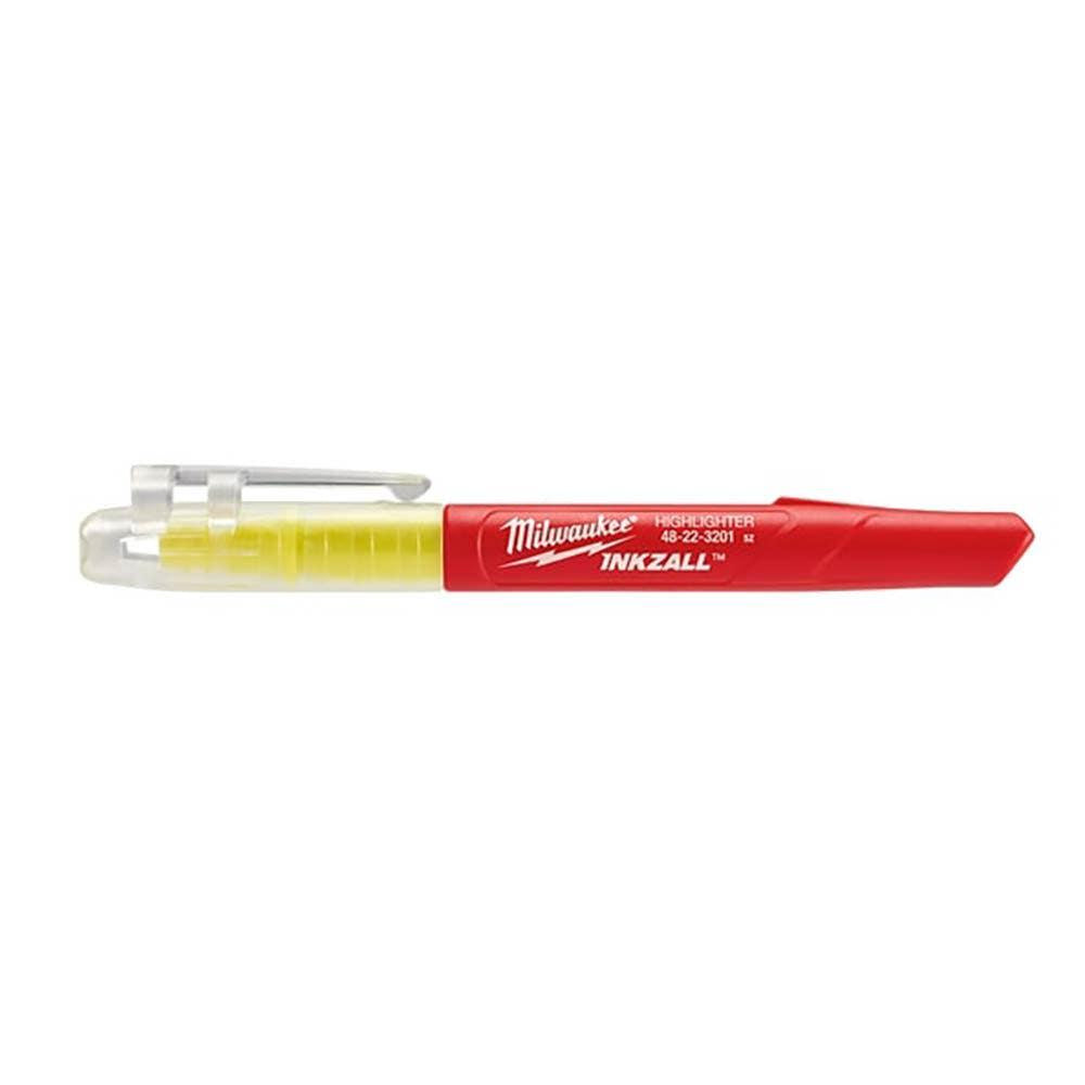 MILWAUKEE 5Pk Inkzall Color Jobsite Highlighter 48223206