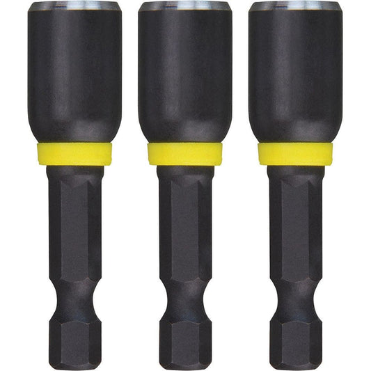 MILWAUKEE 5 16inch x 50mm Magnetic Power Nutsetter - SHOCKWAVE - 3 Piece 49664523