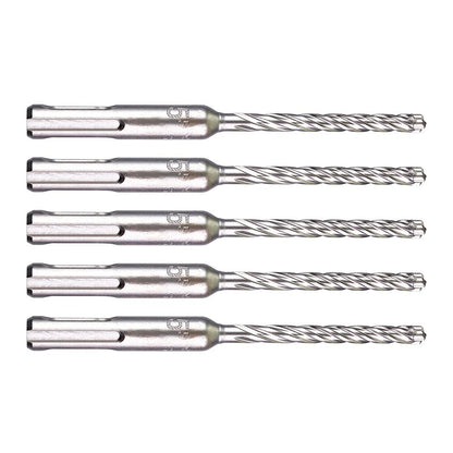 MILWAUKEE 5.5 x 115mm SDS Plus 4-Cutter TCT Masonry Drill Bit - 5 Piece 4932479670