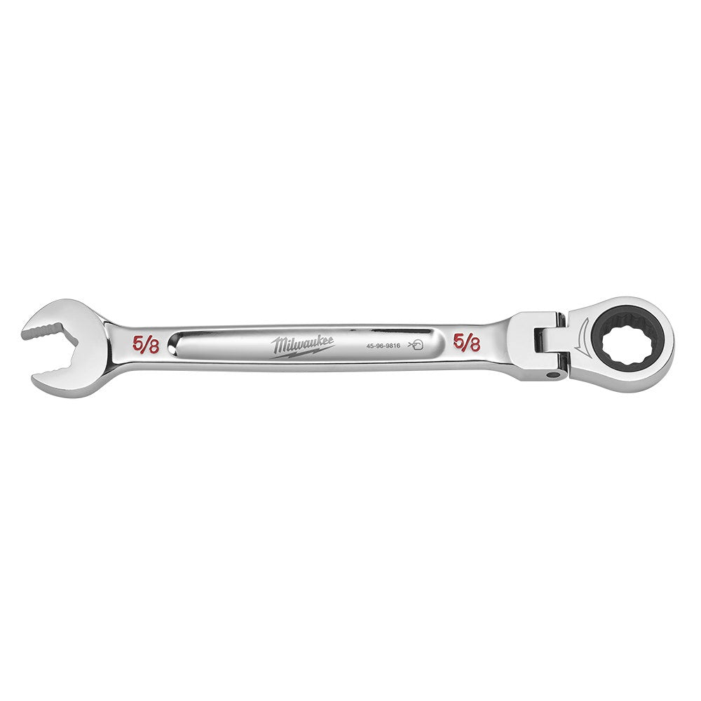 MILWAUKEE 5 8 AF R OE Flex Head Ratcheting Spanner 45969816