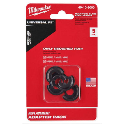 MILWAUKEE 5 piece OPEN-LOK Multi Tool Adapter 49109000