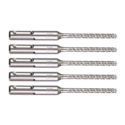 MILWAUKEE 5 x 115mm SDS Plus 4-Cutter TCT Masonry Drill Bit - 5 Piece 4932478529