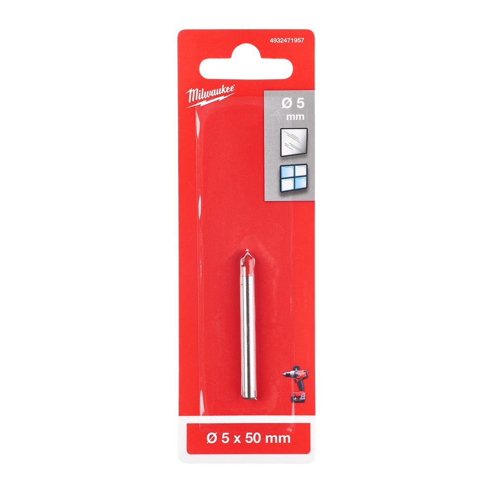 MILWAUKEE 5mm Glass and Tile Bit 4932471957