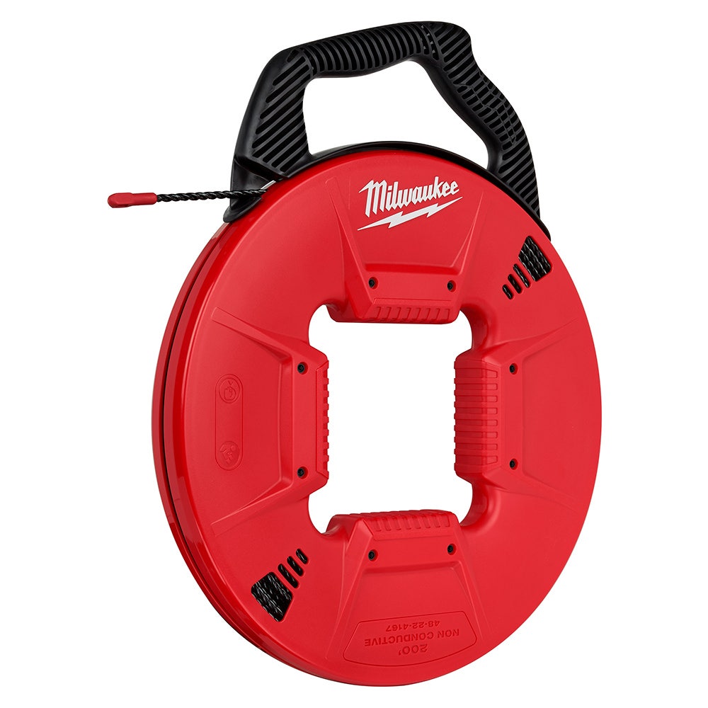 MILWAUKEE 60m/200ft Polyester Fish Tape Plastic Tip 48224167