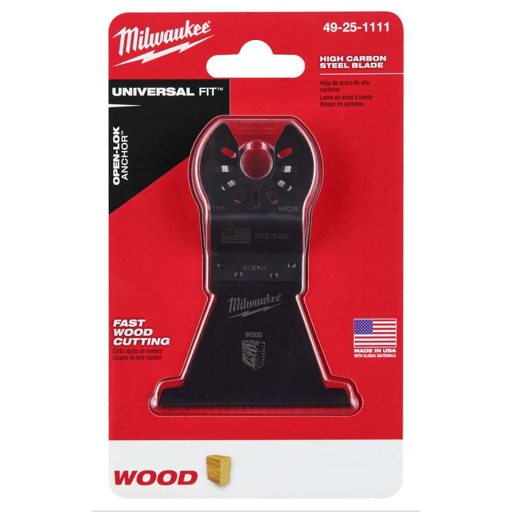 MILWAUKEE 63.5mm OPEN-LOK High Carbon Steel Wood Blade 49251111