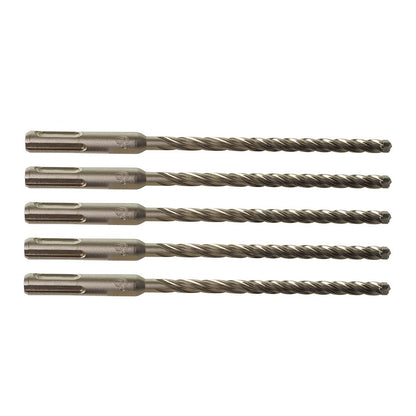 MILWAUKEE 6.5 x 165mm SDS Plus 4-Cutter TCT Masonry Drill Bit - 5 Piece 4932479673