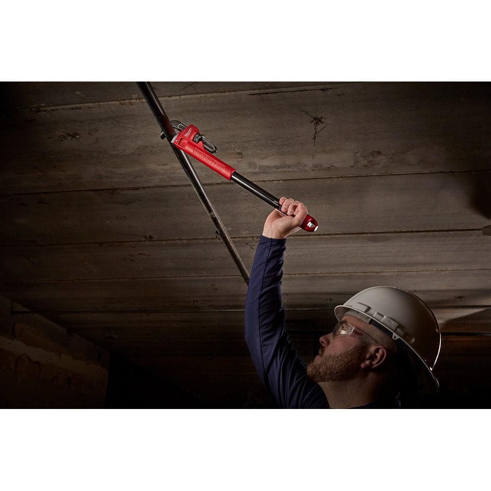 MILWAUKEE 75mm Adjustable Cheater Pipe Wrench 48227314