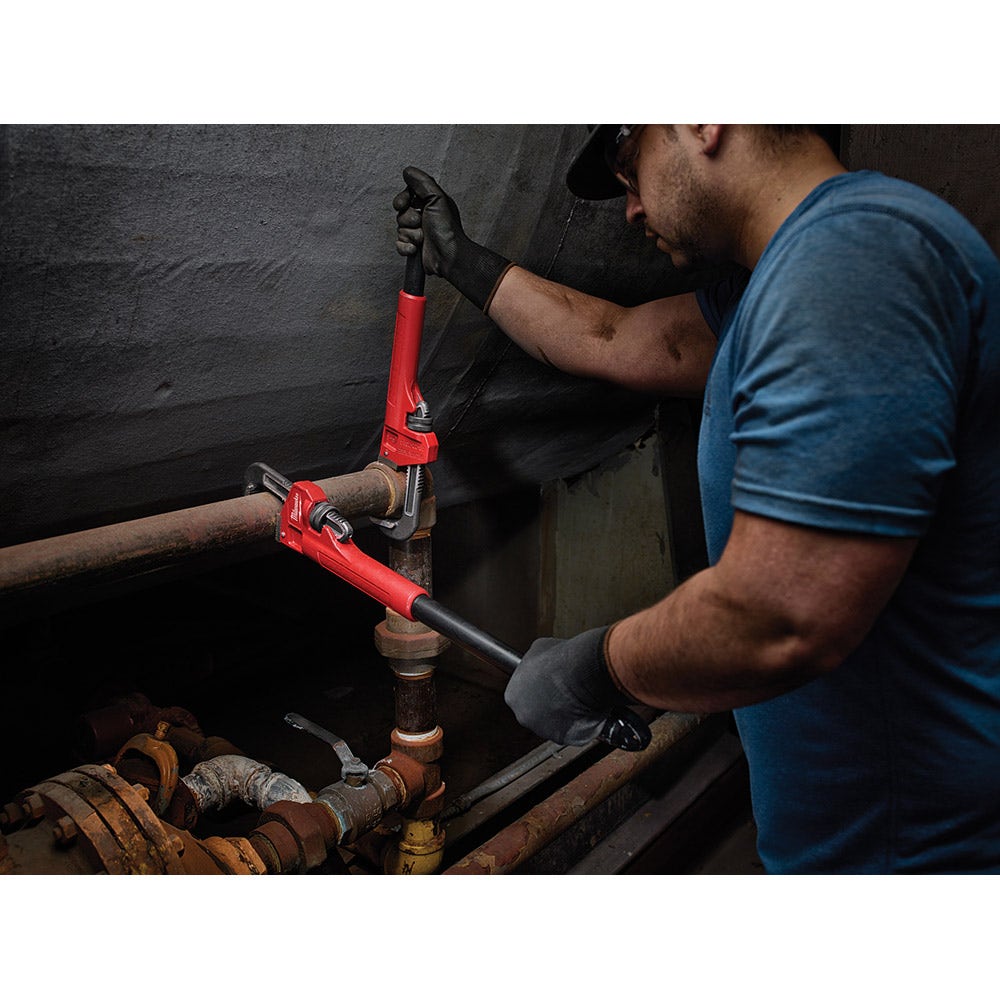 MILWAUKEE 75mm Adjustable Cheater Pipe Wrench 48227314