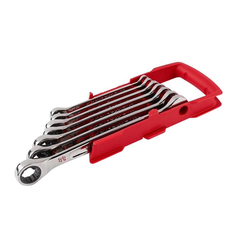 MILWAUKEE 7pc Imperial Ratcherting Wrench Combination Set 48229406