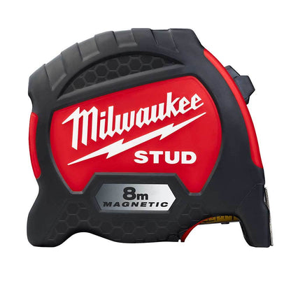 MILWAUKEE 8m Magnetic STUD Tape Measure 48229108M