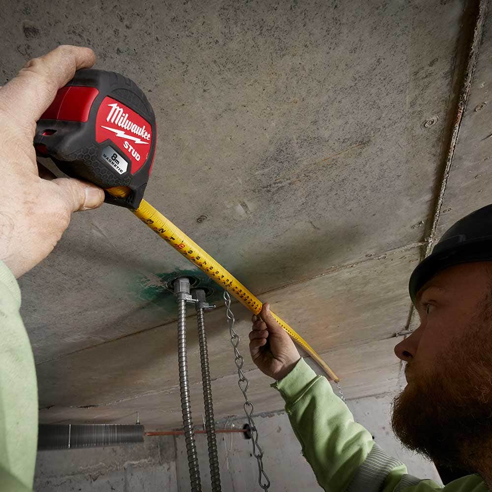 MILWAUKEE 8m Magnetic STUD Tape Measure 48229108M
