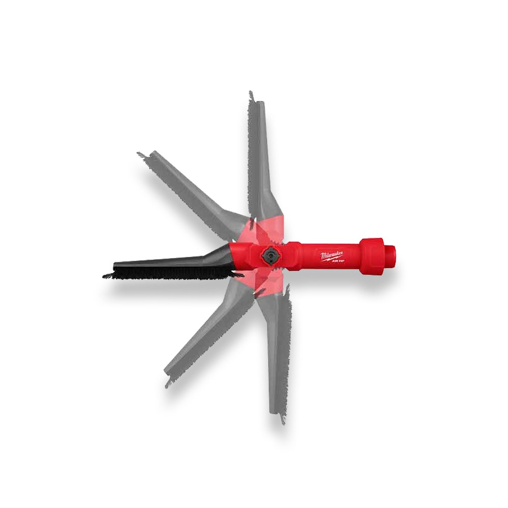 MILWAUKEE AIR-TIP 3-In-1 Low-Profile Pivoting Brush Tool 49902027