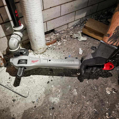 MILWAUKEE Cheater Offset Aluminium Pipe Wrench 48227322