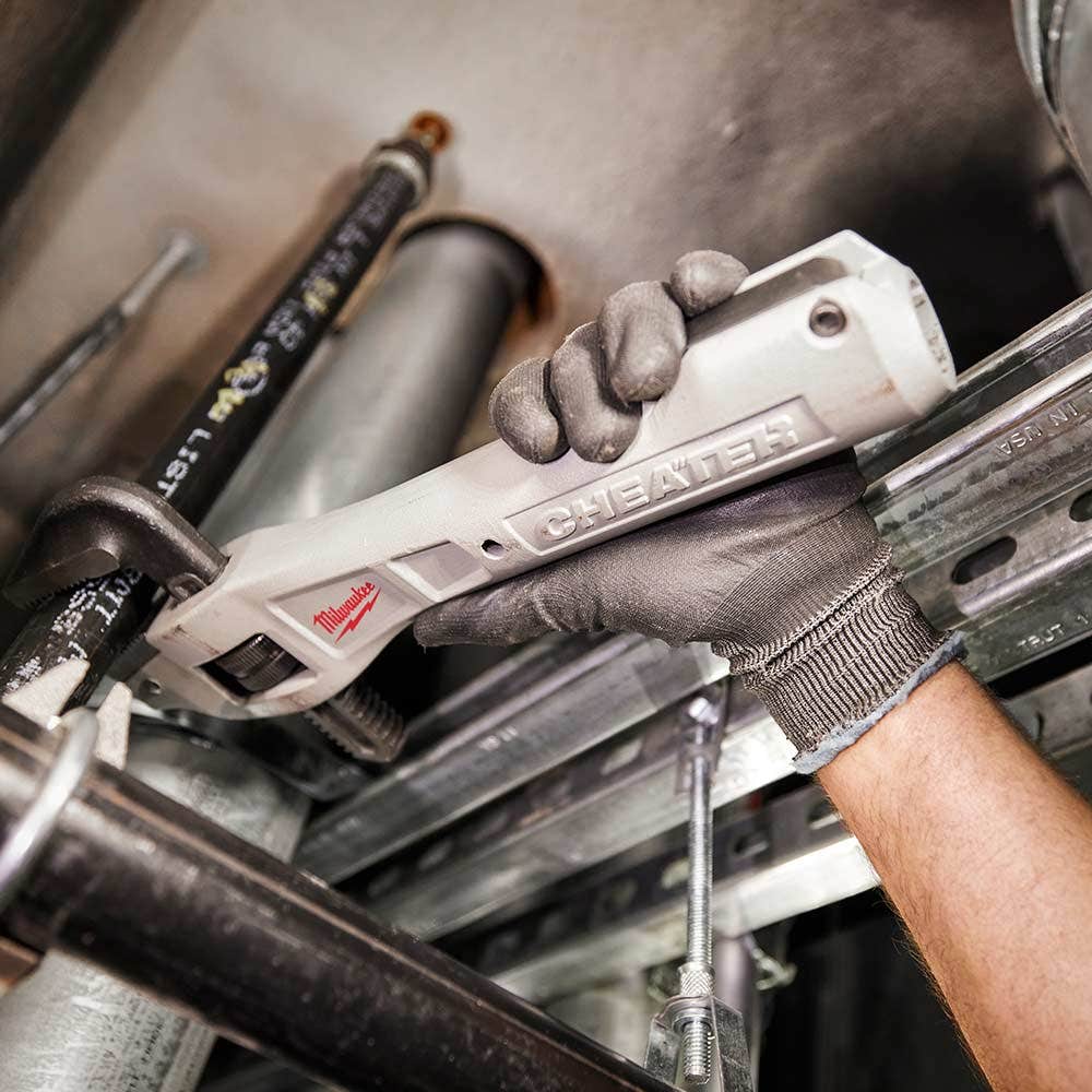 MILWAUKEE Cheater Offset Aluminium Pipe Wrench 48227322