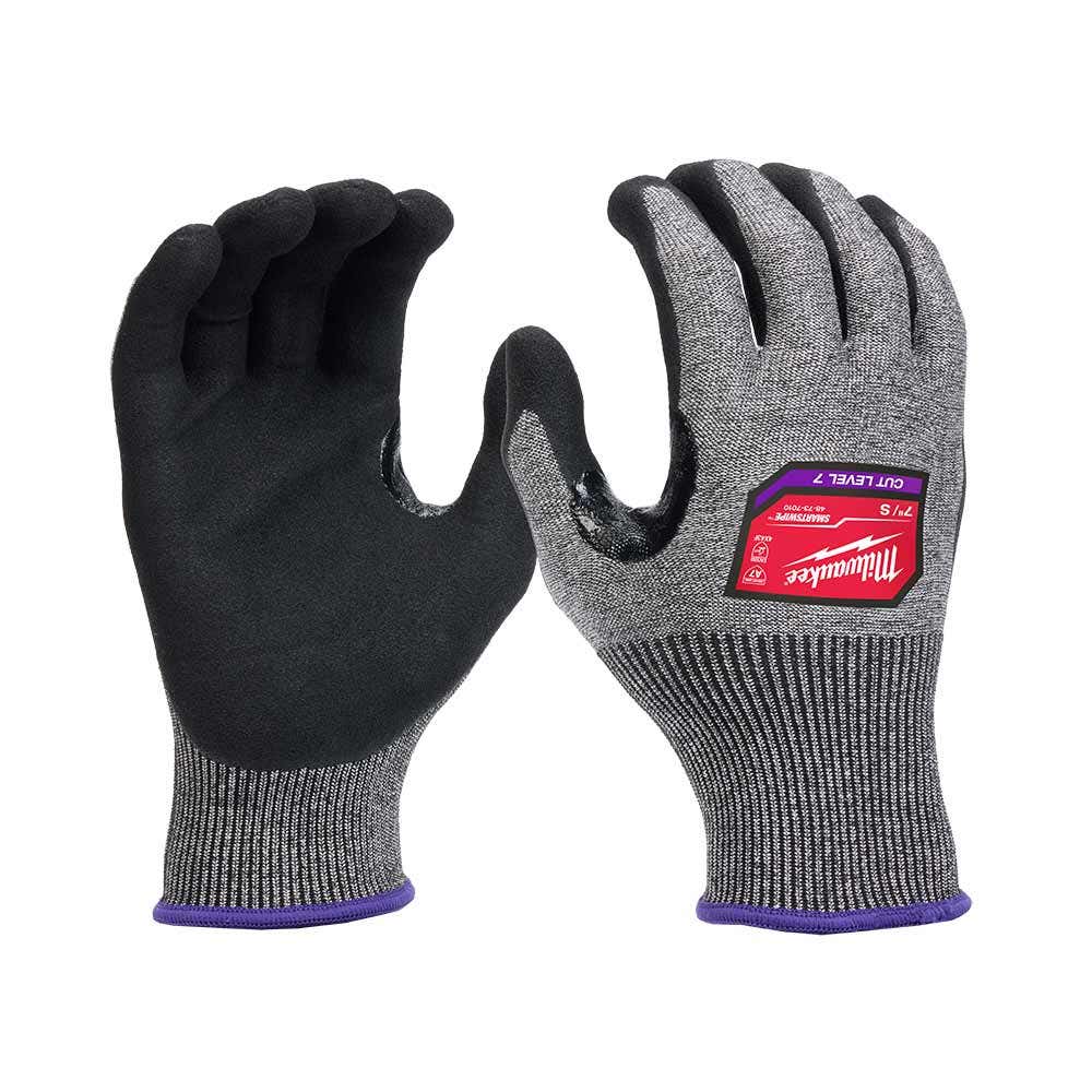 MILWAUKEE Cut F(7) High Dexterity Nitrile Dipped Gloves 48737010