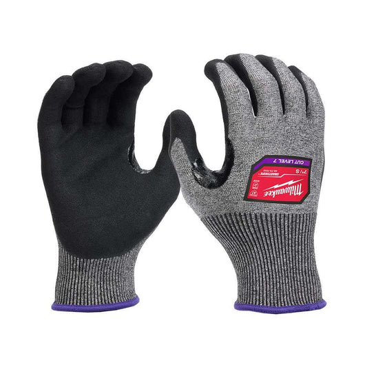 MILWAUKEE Cut F(7) High Dexterity Nitrile Dipped Gloves 48737010