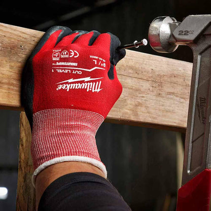 MILWAUKEE Cut Level 1 Gloves - XXL 48228904