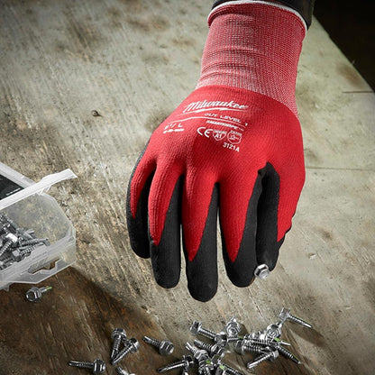 MILWAUKEE Cut Level 1 Gloves - S 48228900