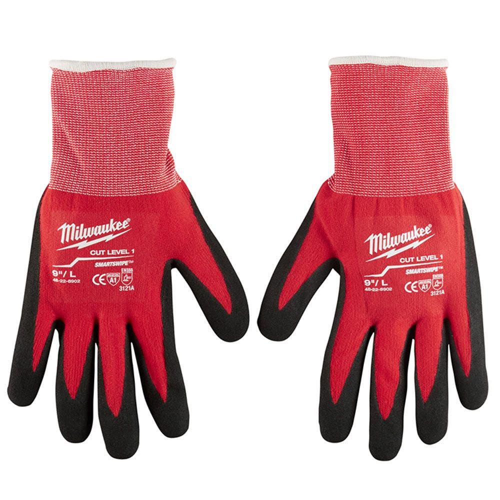 MILWAUKEE Cut Level 1 Gloves - L 48228902