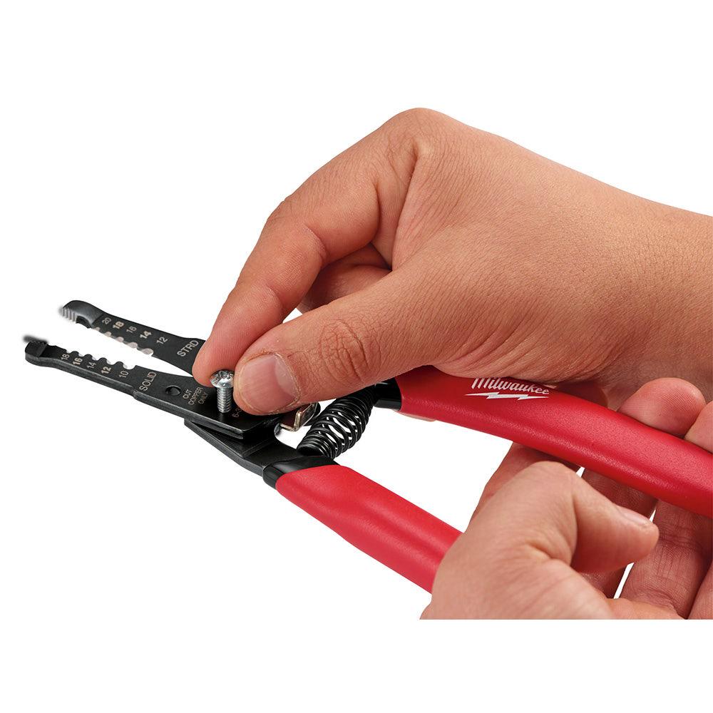 MILWAUKEE Ergonomic Grip Stripper Wire Plier 48226109