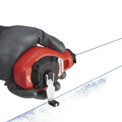 MILWAUKEE Fine Line Chalk Reel Kit w Blu Chalk 48223992