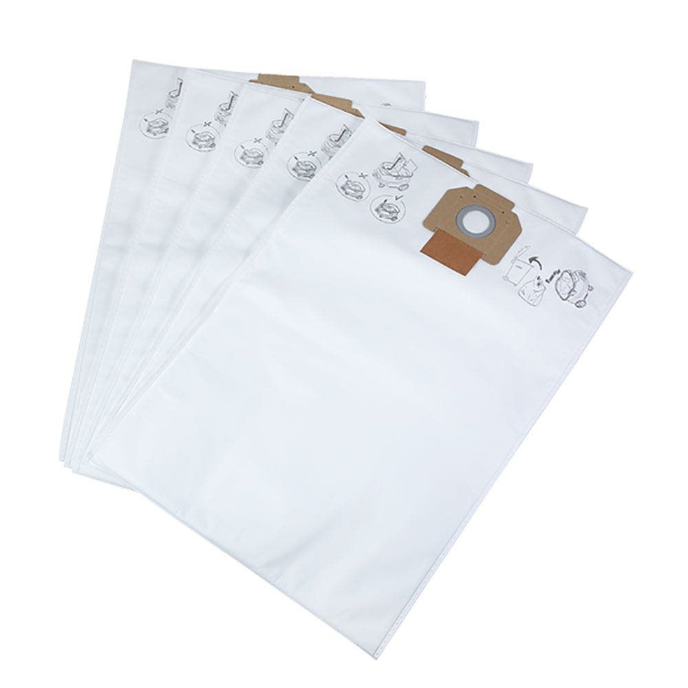 MILWAUKEE Fleece Filter Bag for AS30LAC and AS30MAC - 5 Pack 4932459689
