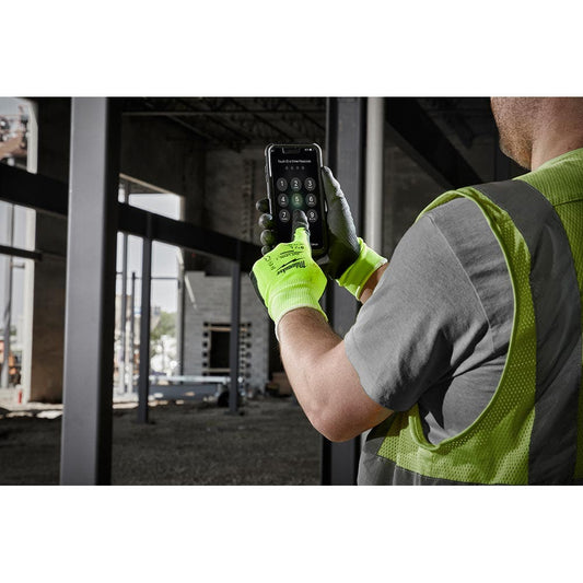 MILWAUKEE High Visibility Cut 1(A) Polyurethane Dipped Gloves 48738910