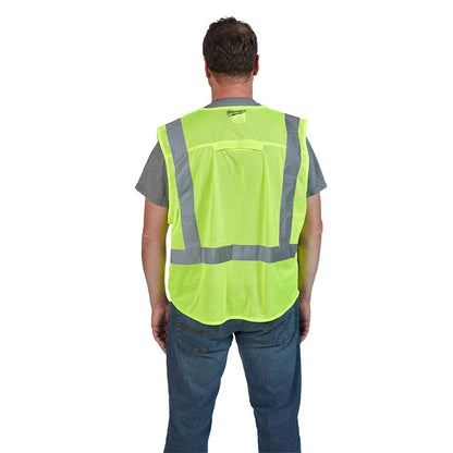 MILWAUKEE High Visibility Yellow Safety Vest 48735021