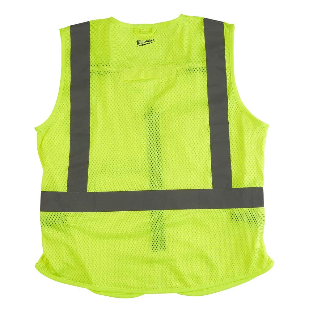 MILWAUKEE High Visibility Yellow Safety Vest 48735021