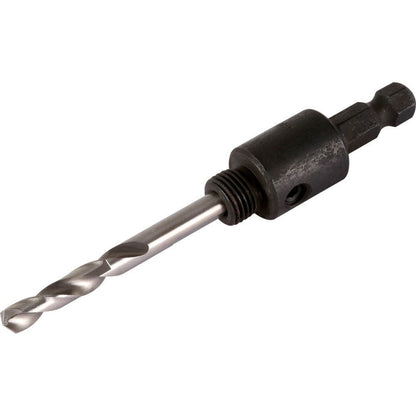 MILWAUKEE Holesaw Arbor w. HSS Pilot Bit - Suits 14-30mm Holesaws 49567010