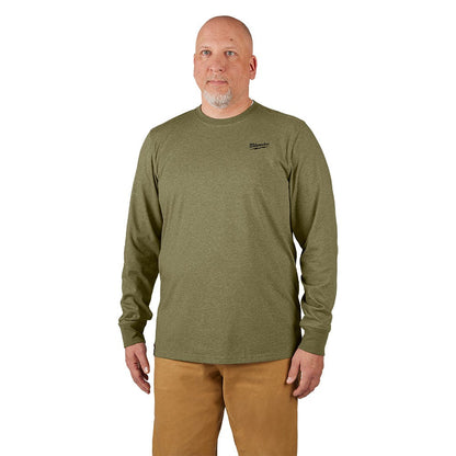 MILWAUKEE Hybrid Work Tee Long Sleeve Green 604GN