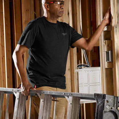 MILWAUKEE Hybrid Work Tee Short Sleeve Black 603B