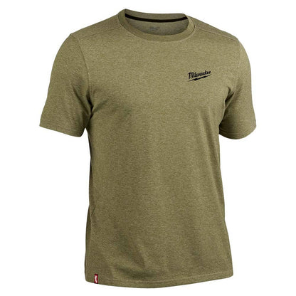 MILWAUKEE Hybrid Work Tee Short Sleeve Green 603GN