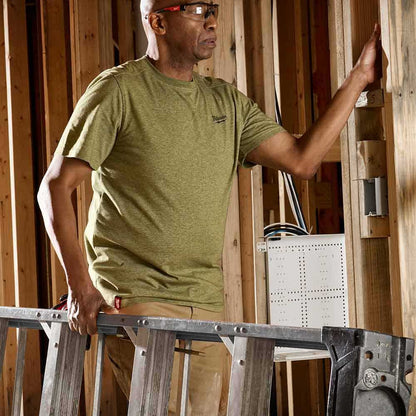 MILWAUKEE Hybrid Work Tee Short Sleeve Green 603GN