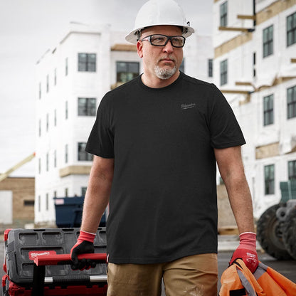 MILWAUKEE Hybrid Work Tee Short Sleeve Black 603B
